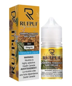 RufPuf Terrific Tobacco and Cream Nic Salt 30ml