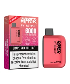 Ripper Grape Red Bull Ice Disposable Vape 50mg – 6000Puffs