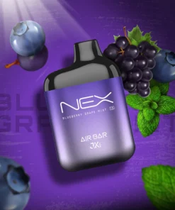 AIR BAR NEX BLUEBERRY GRAPE MINT – 6500PUFF DISPOSABLE 5%