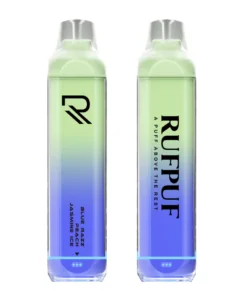 RufPuf Blue Razz Peach Jasmine Ice – Disposable Vape 7500 Puffs (40mg)