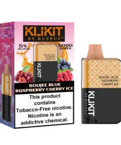 KLIKIT Boujee Blue Raspberry Cherry Ice 5000Puffs Disposable Vape – 50mg