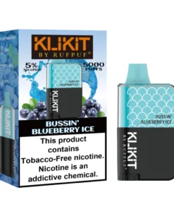 KLIKIT Bussin’ Blueberry Ice 5000Puffs Disposable Vape – 50mg