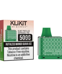 KLIKIT Ruthless Mango Guava Ice Disposable Vape 50mg