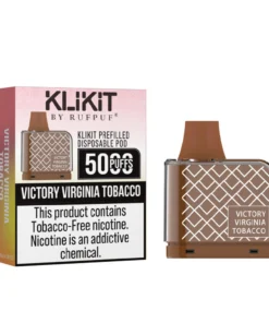 KLIKIT Victory Virginia Tobacco Disposable Vape 50mg