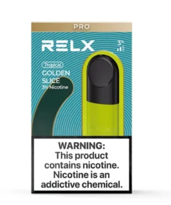RELX Pod Pro – Golden Slice (Mango ICE) – 3% Nicotine