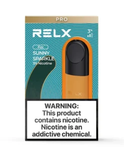 RELX Pod Pro – Sunny Sparkle (Orange Soda ICE) – 3% Nicotine