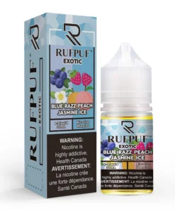RufPuf Exotic Blue Razz Peach Jasmine Ice Nic Salt 30ml