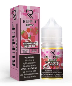 RufPuf Exotic Strawberry Lychee Ice Nic Salt 30ml