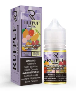 RufPuf Exotic Strawberry Mango Nectarine Ice Nic Salt 30ml