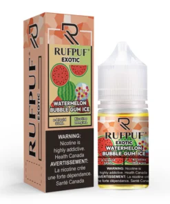RufPuf Exotic Watermelon Bubble Gum Ice Nic Salt 30ml
