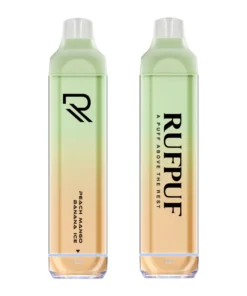 RufPuf Peach Mango Banana Ice – Disposable Vape 7500 Puffs (40mg)