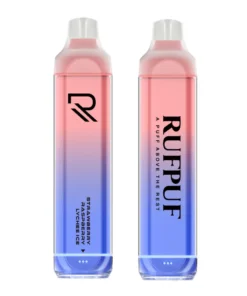 RufPuf Strawberry Raspberry Lychee Ice – Disposable Vape 7500 Puffs (40mg)