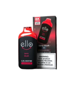 BLVK ELLO Disposable Berry Blush Ice 6000 Puff 5%