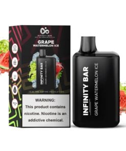 Infinity Bar Disposable Vape – Grape Watermelon Ice 35mg (5000Puffs)