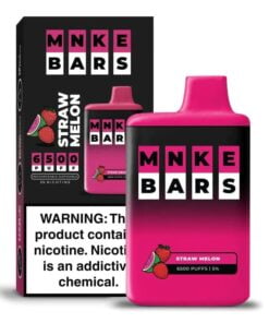MNKE BARS STRAW MELON DISPOSABLE - 6500 PUFFS