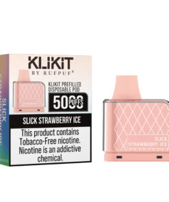 KLIKIT by RufPuf Slick Strawberry Ice Pre-filled Disposable Vape 5000Puffs – 50mg