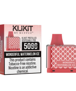 KLIKIT by RufPuf Wonderful Watermelon Ice Pre-filled Disposable Vape 5000Puffs – 50mg