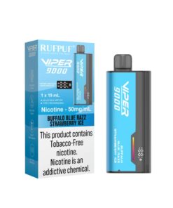 Rufpuf Viper Disposable – Buffalo Blue Razz Strawberry Ice 50mg (9000Puffs)