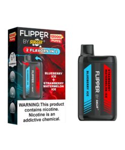 Flipper Blueberry Ice + Strawberry Watermelon Ice 12000 Puff 4%