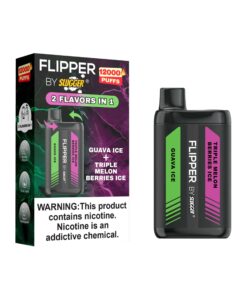 Flipper Guava Ice + Triple Melon Berries Ice 12000 Puff 4%
