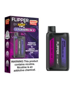 Flipper Passion Fruit Ice + Grape Watermelon Ice 12000 Puff 4%