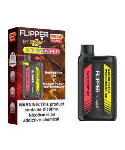 Flipper Raspberry Ice + Mango Peach Watermelon Ice 12000 Puff 4%
