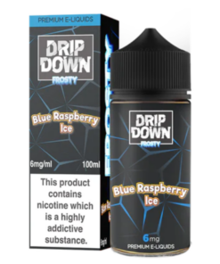 Drip Down – Blue Raspberry Ice 100ml E-Juice (0/3/6 mg)