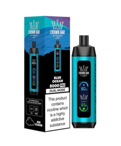Al Fakher Crown Bar Disposable Vape – Berry Blue - 50mg - 8000 Puffs