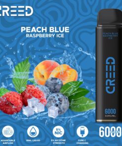 Creed Peach Blue Raspberry Ice - 5% - 6000 Puffs