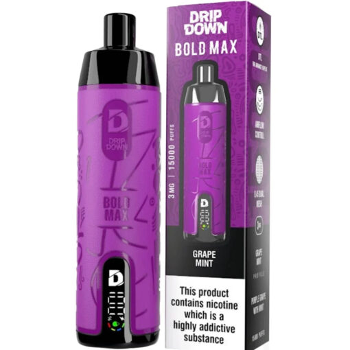 DRIP DOWN BOLD MAX GRAPE-MINT PRICE IN PAKISTAN