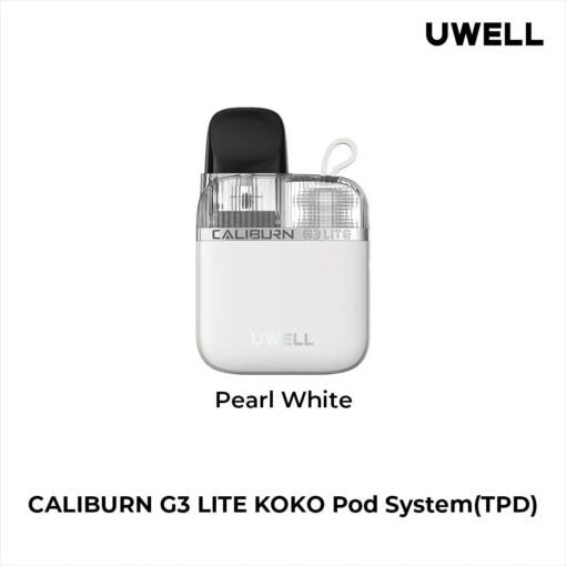 Uwell-Caliburn-G3-Lite-KOKO-Pearl-White-lowest price in pakistan