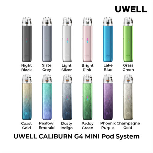 uwell caliburn g4 mini 12 Full Colors