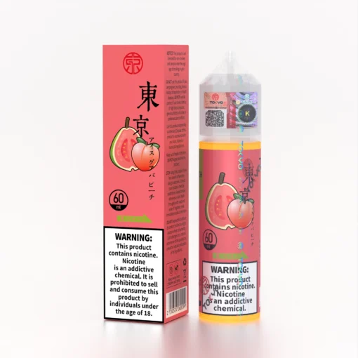 Tokyo Guava Peach Ice Freebase 3MG-6MG 60ml Price in Pakistan