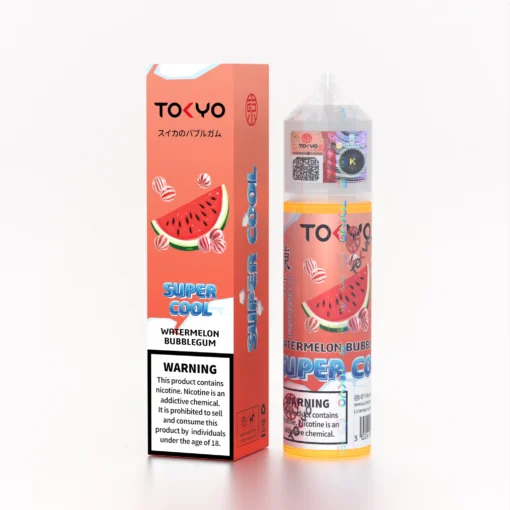 Tokyo Watermelon BubbleGum Ice Freebase 3MG-6MG 60ml Price in Pakistan