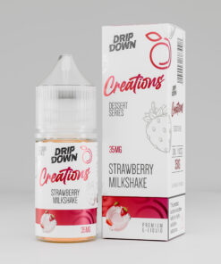 Drip Down Creations Strawberry Milkshake 30ml 35mg Nic Salt